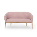 Causeuse Galena style glamour moderne du milieu du siècle par Christopher Knight Home