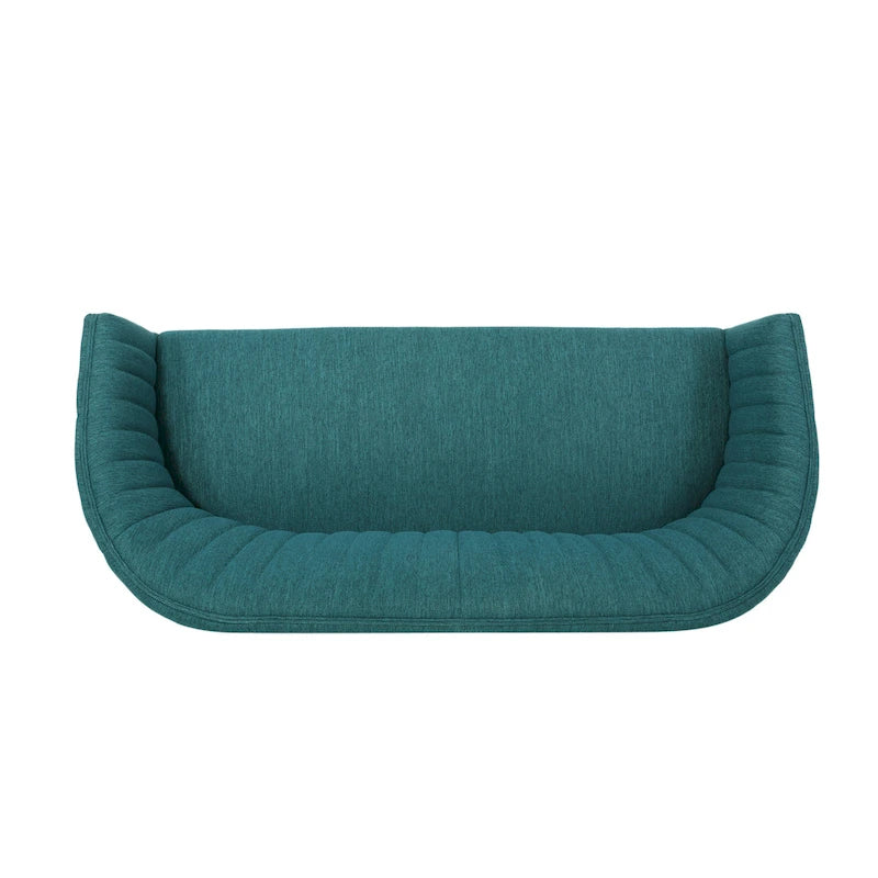 Causeuse Galena style glamour moderne du milieu du siècle par Christopher Knight Home