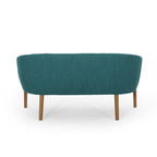 Causeuse Galena style glamour moderne du milieu du siècle par Christopher Knight Home