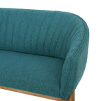 Causeuse Galena style glamour moderne du milieu du siècle par Christopher Knight Home