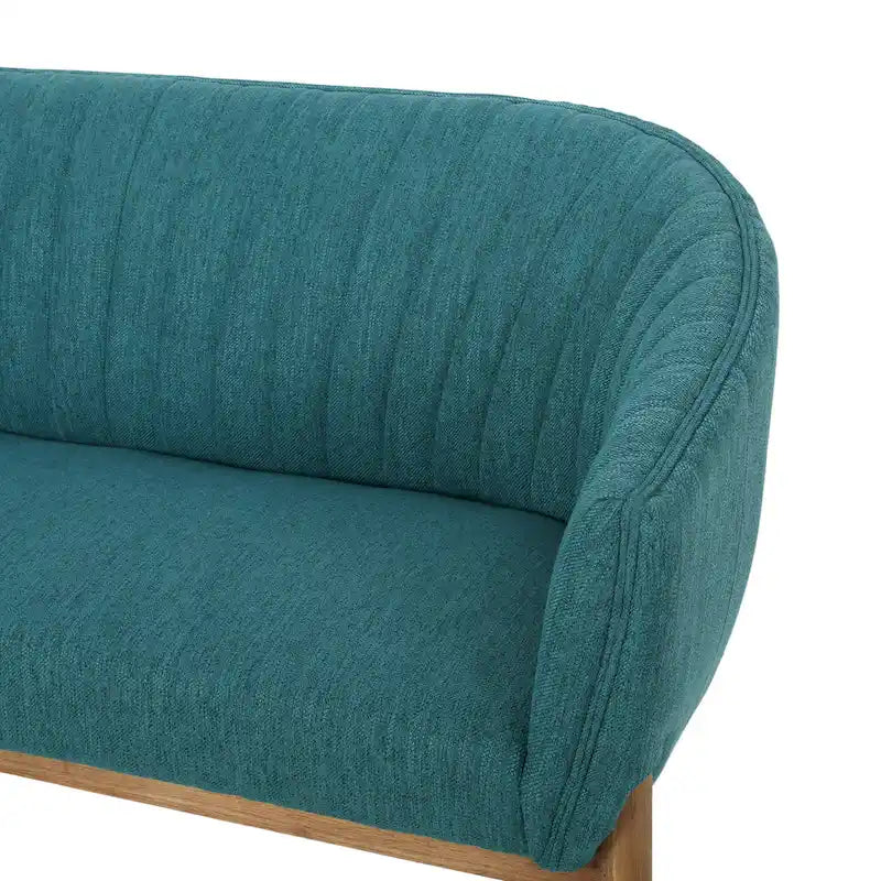 Causeuse Galena style glamour moderne du milieu du siècle par Christopher Knight Home
