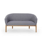 Causeuse Galena style glamour moderne du milieu du siècle par Christopher Knight Home