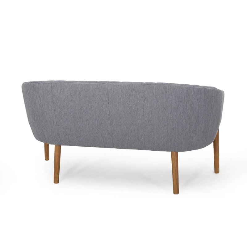 Causeuse Galena style glamour moderne du milieu du siècle par Christopher Knight Home