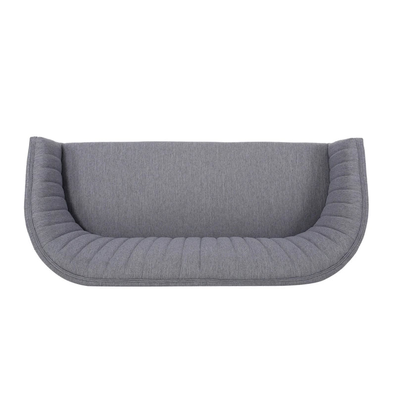 Causeuse Galena style glamour moderne du milieu du siècle par Christopher Knight Home