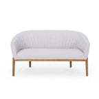 Causeuse Galena style glamour moderne du milieu du siècle par Christopher Knight Home