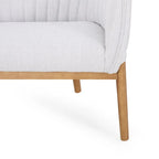 Causeuse Galena style glamour moderne du milieu du siècle par Christopher Knight Home