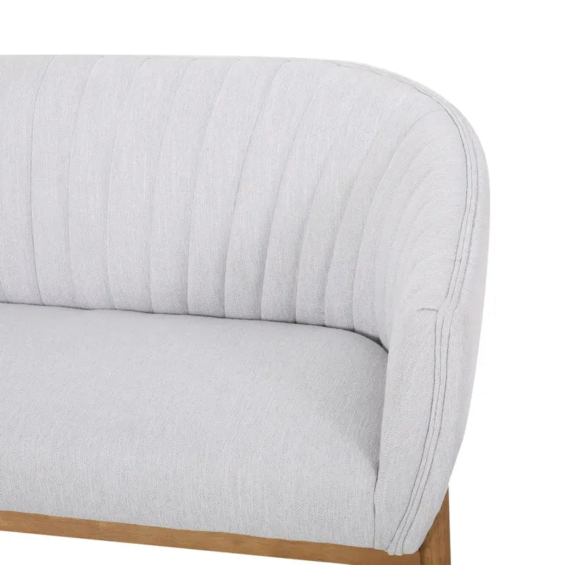 Causeuse Galena style glamour moderne du milieu du siècle par Christopher Knight Home