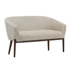 Causeuse Galena style glamour moderne du milieu du siècle par Christopher Knight Home