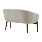 Causeuse Galena style glamour moderne du milieu du siècle par Christopher Knight Home