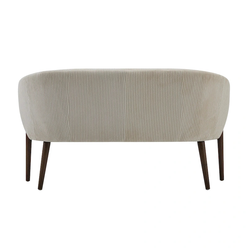 Causeuse Galena style glamour moderne du milieu du siècle par Christopher Knight Home