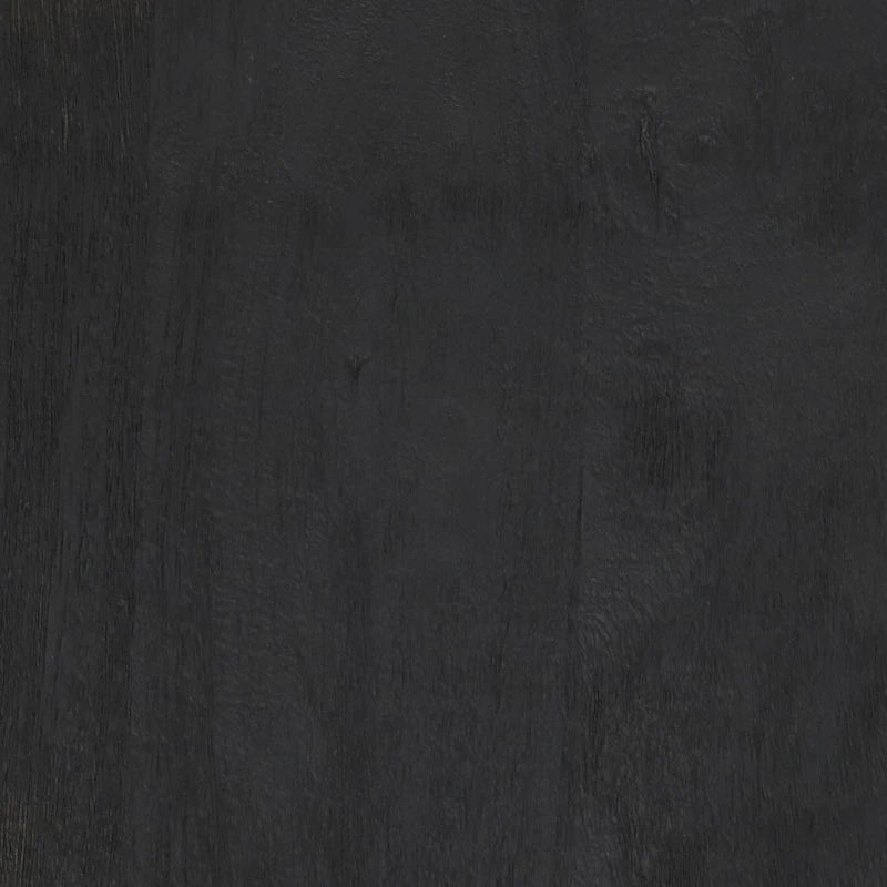 Tabouret / Table d'appoint en manguier noir – 1 personne