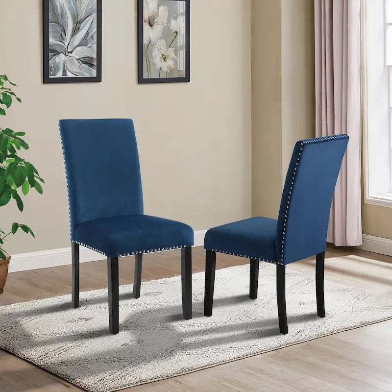 Roundhill Furniture Fordsville, ensemble de salle à manger 5 pièces, table ronde à pied central avec 4 chaises élégantes