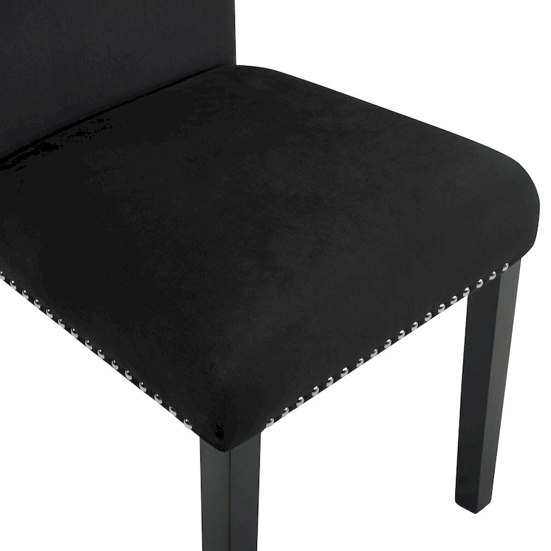 Roundhill Furniture Fordsville, ensemble de salle à manger 5 pièces, table ronde à pied central avec 4 chaises élégantes