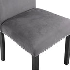 Roundhill Furniture Fordsville, ensemble de salle à manger 5 pièces, table ronde à pied central avec 4 chaises élégantes