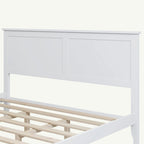 Lit plateforme Queen en bois massif