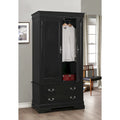 Armoire de style traditionnel – Noir/Cappuccino/Beige/Cerisier/Chêne/Blanc/Gris, 7 couleurs, Simple
