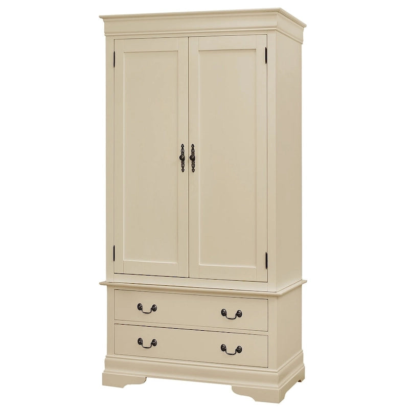 Armoire de style traditionnel – Noir/Cappuccino/Beige/Cerisier/Chêne/Blanc/Gris, 7 couleurs, Simple