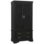 Armoire de style traditionnel – Noir/Cappuccino/Beige/Cerisier/Chêne/Blanc/Gris, 7 couleurs, Simple