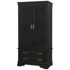 Armoire de style traditionnel – Noir/Cappuccino/Beige/Cerisier/Chêne/Blanc/Gris, 7 couleurs, Simple