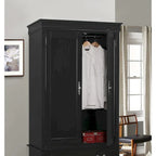Armoire de style traditionnel – Noir/Cappuccino/Beige/Cerisier/Chêne/Blanc/Gris, 7 couleurs, Simple