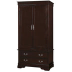 Armoire de style traditionnel – Noir/Cappuccino/Beige/Cerisier/Chêne/Blanc/Gris, 7 couleurs, Simple