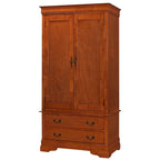 Armoire de style traditionnel – Noir/Cappuccino/Beige/Cerisier/Chêne/Blanc/Gris, 7 couleurs, Simple
