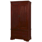 Armoire de style traditionnel – Noir/Cappuccino/Beige/Cerisier/Chêne/Blanc/Gris, 7 couleurs, Simple