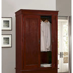 Armoire de style traditionnel – Noir/Cappuccino/Beige/Cerisier/Chêne/Blanc/Gris, 7 couleurs, Simple