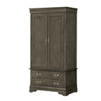 Armoire de style traditionnel – Noir/Cappuccino/Beige/Cerisier/Chêne/Blanc/Gris, 7 couleurs, Simple