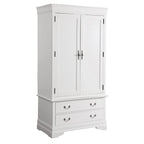 Armoire de style traditionnel – Noir/Cappuccino/Beige/Cerisier/Chêne/Blanc/Gris, 7 couleurs, Simple