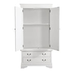 Armoire de style traditionnel – Noir/Cappuccino/Beige/Cerisier/Chêne/Blanc/Gris, 7 couleurs, Simple
