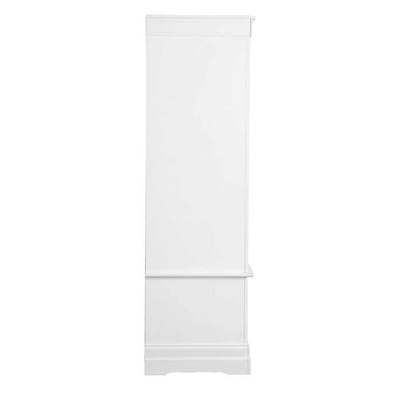 Armoire de style traditionnel – Noir/Cappuccino/Beige/Cerisier/Chêne/Blanc/Gris, 7 couleurs, Simple