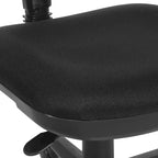 Chaise de travail sculpturale sans accoudoirs