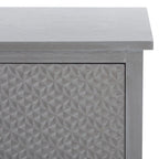 Meuble TV 2 portes 1 étagère Paola SAFAVIEH - 47 L x 16 P x 20 H - 47Lx16Px20H