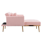 Chaise longue/fauteuil d'appoint, bords incurvés, rembourrée de mousse épaisse et recouverte d'un tissu de haute qualité