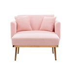 Chaise longue/fauteuil d'appoint, bords incurvés, rembourrée de mousse épaisse et recouverte d'un tissu de haute qualité