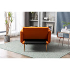 Chaise longue/fauteuil d'appoint, bords incurvés, rembourrée de mousse épaisse et recouverte d'un tissu de haute qualité