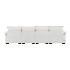 Canapé d'angle modulable 6 places en U blanc/gris/vert/bleu/noir