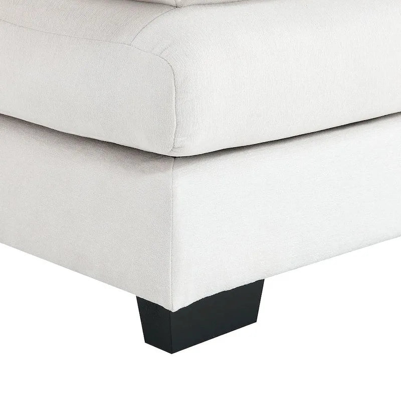 Canapé d'angle modulable 6 places en U blanc/gris/vert/bleu/noir