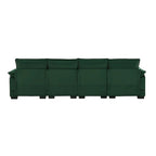 Canapé d'angle modulable 6 places en U blanc/gris/vert/bleu/noir