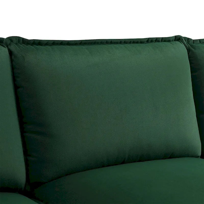 Canapé d'angle modulable 6 places en U blanc/gris/vert/bleu/noir
