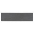 Console de style industriel, plateau MDF et pin, bleu marine / gris foncé / blanc, 1 personne
